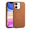 iPhone 11 Kılıf PU Deri M-safe Wireless Şarj Özellikli Derix Kapak