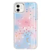 iPhone 11 Kılıf Simli Desenli Parlak Task Kapak