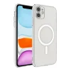 iPhone 12 Kamera Korumalı M-Safe Şarj Özellikli Şeffaf London Sert PC Kapak