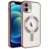 iPhone 12 Kılıf Kamera Korumalı M-safe Wireless Şarj Özellikli  Demre Kapak