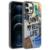 iPhone 12 Pro Kılıf Desenli Dragon Sert Kapak