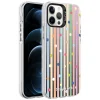 iPhone 12 Pro Kılıf Desenli Silver Sert Kapak