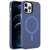 iPhone 12 Pro Max Kılıf M-safe Şarj Özellikli Buzlu Transparan C-Pro Sert Kapak