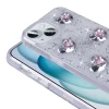 iPhone 13 Kılıf Airbagli Simli Arka Yüzey Işıltı Silikon Kapak