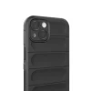 iPhone 13 Kılıf Esnek TPU Oyuklu Arka Yüzey Tasarımlı Etnik Silikon Kapak
