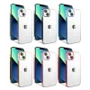 iPhone 13 Kılıf Kamera Korumalı Renkli Çerçeveli  Garaj Kapak