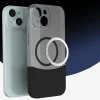 iPhone 13 Kılıf M-Safe Şarj Özellikli Mıknatıslı Duble Kapak