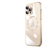 iPhone 13 Pro Kılıf Wireless Şarj Özellikli Sert PC  Riksos M-safe Kapak