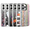 iPhone 13 Pro Max Kılıf Desenli Silver Sert Kapak