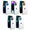 iPhone 13 Pro Max Kılıf Kamera Korumalı Renkli Çerçeveli  Garaj Kapak