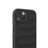 iPhone 14 Kılıf Esnek TPU Oyuklu Arka Yüzey Tasarımlı Etnik Silikon Kapak