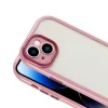 iPhone 14 Kılıf Kamera Korumalı Renkli Kenar ve Çerçeve Tasarımlı Vitamin Kapak