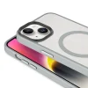 iPhone 14 Plus Kılıf Mat Arka Yüzey Wireless Şarj Özellikli  Flet M-safe Kapak