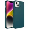 iPhone 14 Plus Kılıf Metal Çerçeve ve Buton Tasarımlı Silikon  Luna Kapak