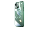 iPhone 14 Plus Kılıf Wireless Şarj Özellikli Sert PC  Riksos M-safe Kapak