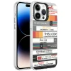 iPhone 14 Pro Kılıf Desenli Silver Sert Kapak