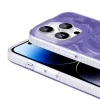 iPhone 14 Pro Kılıf M-safe Şarj Özellikli Fırça Boya Desenli Palet Kapak