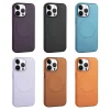 iPhone 14 Pro Kılıf PU Deri M-safe Wireless Şarj Özellikli  Derix Kapak