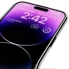iPhone 14 Pro Kılıf Ultra İnce Kamera Korumalı PC + Deri Arka Yüzey X-Pro Kapak