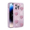 iPhone 14 Pro Max Kılıf Airbagli Simli Arka Yüzey Işıltı Silikon Kapak
