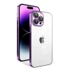 iPhone 14 Pro Max Kılıf Kamera Korumalı Renkli Çerçeveli  Garaj Kapak