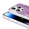 iPhone 14 Pro Max Kılıf M-safe Şarj Özellikli Fırça Boya Desenli Palet Kapak