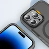 iPhone 14 Pro Max Kılıf Mat Arka Yüzey Wireless Şarj Özellikli Locik Kapak