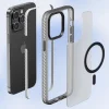 iPhone 14 Pro Max Kılıf Mat Arka Yüzey Wireless Şarj Özellikli Locik Kapak