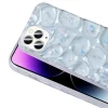 iPhone 14 Pro Max Kılıf Simli 3D Desenli Hacar Kapak