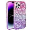iPhone 14 Pro Max Kılıf Simli 3D Desenli Hacar Kapak
