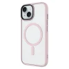 iPhone 15 Kılıf Mat Arka Yüzey Wireless Şarj Özellikli Flet M-safe Kapak