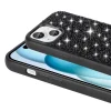 iPhone 15 Kılıf Parlak Taşlı Tasarım Linea Diamond Kapak