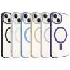 iPhone 15 Kılıf Wireless Şarj Özellikli Pixel M-safe Kapak