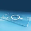 iPhone 15 Plus Kamera Korumalı M-Safe Şarj Özellikli Şeffaf London Sert PC Kapak