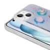 iPhone 15 Plus Kılıf Kabartma Figürlü Parlak Minimini Silikon Kapak