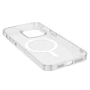 iPhone 15 Plus Kılıf M-safe Şarj Özellikli Şeffaf Tek Kamera Çerçeveli Porto Kapak
