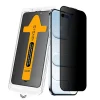 iPhone 15 Plus 2.5D Oliv Privacy Temperli Cam Ekran Koruyucu + Kolay Uygulama Aparatı
