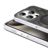 iPhone 15 Pro Kılıf M-safe Şarj Özellikli Fırça Boya Desenli Palet Kapak