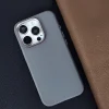 iPhone 15 Pro Kılıf M-safe Şarj Özellikli PU Deri Adora Kapak