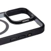iPhone 15 Pro Kılıf M-safe Şarj Özellikli Standlı M-safe Klon Lensli Kapak