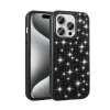iPhone 15 Pro Kılıf Parlak Taşlı Tasarım Linea Kapak