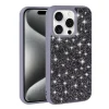iPhone 15 Pro Kılıf Parlak Taşlı Tasarım Pırlanta Kapak