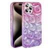 iPhone 15 Pro Kılıf Simli 3D Desenli Hacar Kapak