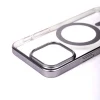 iPhone 15 Pro Kılıf Wireless Şarj Özellikli Sert PC Mat Riksos M-safe Kapak