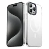 iPhone 15 Pro Uyumlu Kılıf Wireless Şarj Özellikli Şeffaf Kapak