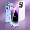 iPhone 15 Pro Max Kılıf Airbagli M-safe Wireless Şarj Özellikli Lens Koruyuculu Klaptika Kapak