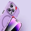 iPhone 15 Pro Max Kılıf Airbagli M-safe Wireless Şarj Özellikli Lens Koruyuculu Klaptika Kapak