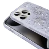 iPhone 15 Pro Max Kılıf Airbagli Simli Arka Yüzey Işıltı Silikon Kapak