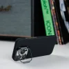 iPhone 15 Pro Max Kılıf M-safe Şarj Özellikli 600D Krek Karbon Standlı Kapak