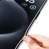 iPhone 15 Pro Max Kılıf Ultra İnce Kamera Korumalı PC + Deri Arka Yüzey X-Pro Kapak